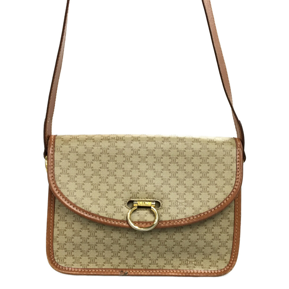 Celine Shoulder Crossbody Brown Bag Macadam - Picture 2 of 6